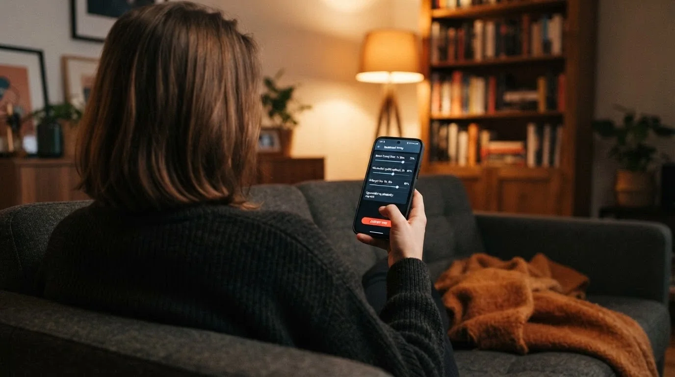 Obrazovka s nastavením hráčských limitů a panického tlačítka v online casinu
