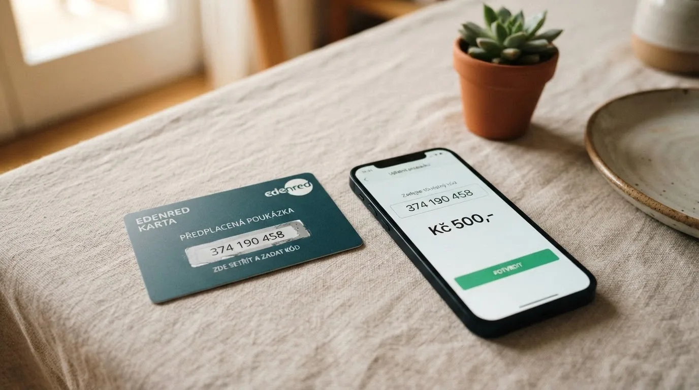 Paysafecard voucher vedle mobilu s otevřenou platební bránou casina, v pozadí logo CZK